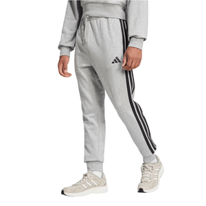 Calça Adidas Essentials French Terry 3 Listras Masculina Je6346 Cinza