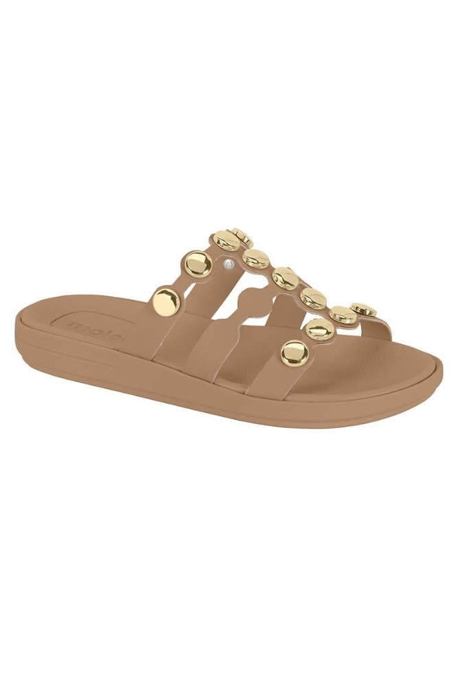 Chinelo Moleca Rasteira Feminino Napa 5525.105.9569 Nude