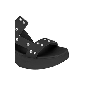 Sandália Moleca Plataforma Feminina Fivela 5503.113.9569 Preto