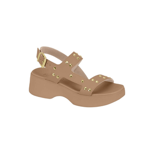 Sandália Moleca Plataforma Feminina Fivela 5503.113.9569 Nude
