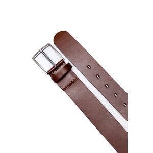 Cinto Firenzi Masculino Em Couro Castanho