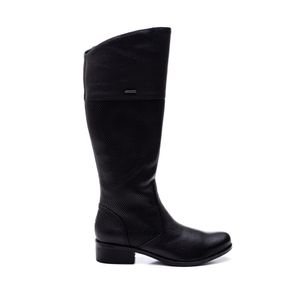 Bota Bottero Cano Alto Montaria Feminina Couro 345807 Preto