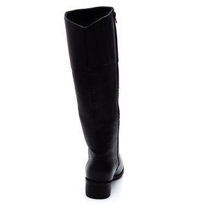 Bota Bottero Cano Alto Montaria Feminina Couro 345807 Preto