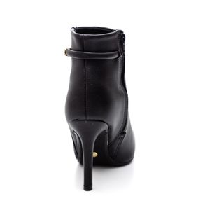 Bota Vizzano Cano Curto Feminina Bico Fino Feminina 3049.250 Preto