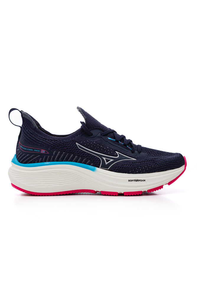 Tenis-Mizuno-Cool-Ride-3-Juvenil-Unissex-Marinho