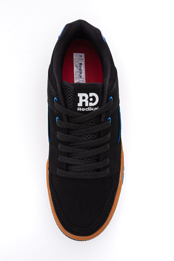 Tenis-Redikal-Casual-Masculio-Skate-Rkt48902-Preto