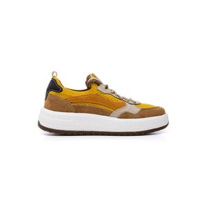 Tênis Democrata Casual Drake Pulse Feminino Knit 618102-001 Caramelo