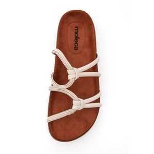 Chinelo Moleca Papete Feminina Tratorada 5500.111.29882 Off-White