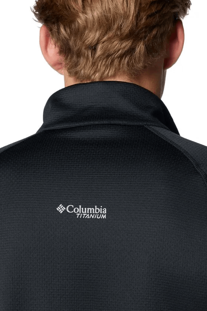 Jaqueta Fleece Columbia Masculina Triple Canyon Grid 2094961 Preto