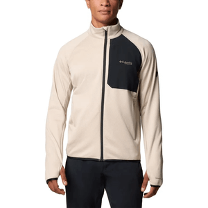 Jaqueta Fleece Columbia Masculina Triple Canyon Grid 2094961 Off-White