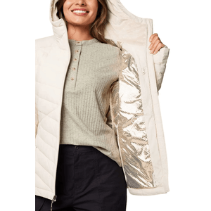 Jaqueta Columbia Feminina Joy Peak™ Ii Com Capuz Off-White