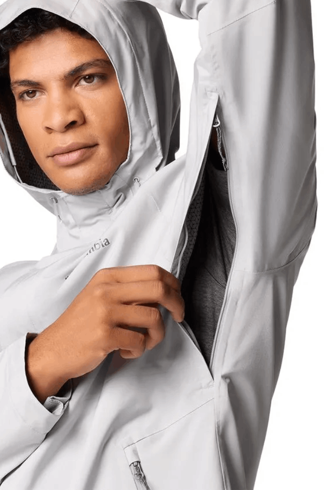 Jaqueta-Columbia-Masculina-Earth-Explorer™-Ii-Capuz-2117011-Cinza