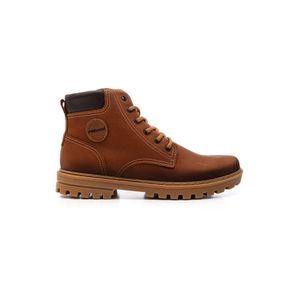Bota Coturno Pegada Masculina Em Couro 181510-03 Caramelo