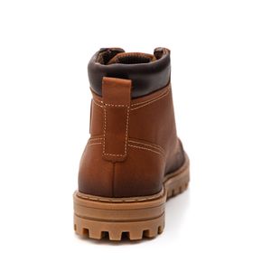 Bota Coturno Pegada Masculina Em Couro 181510-03 Caramelo