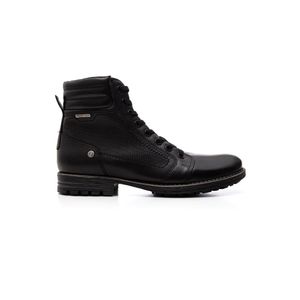 Coturno Pegada Action Masculino Couro 180748-10 Preto