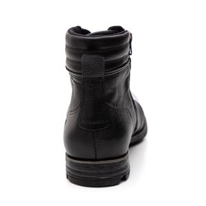 Coturno Pegada Action Masculino Couro 180748-10 Preto