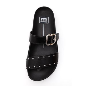 Chinelo Moleca Papete Feminino Fivela 5436.436.9569 Preto