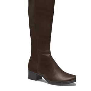 Bota Mississipi Cano Longo Feminina Salto Bloco Me123-02 Marrom