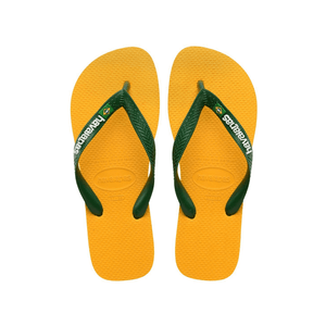 Chinelo De Dedo Havaianas Brasil Logo Masculino Amarelo