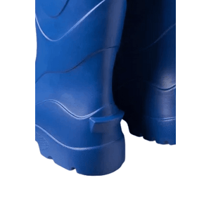 Bota Baspan Galocha Feminina Em Eva Ultraleve Azul