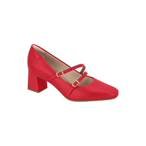 Sapato Casual Beira Rio Feminino Fivela 4314.105.9569 Vermelho