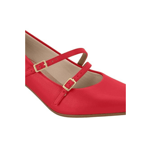 Sapato Casual Beira Rio Feminino Fivela 4314.105.9569 Vermelho