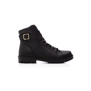 Bota Kature Coturno Juvenil Menina Cadarço 1205.440/290 Preto