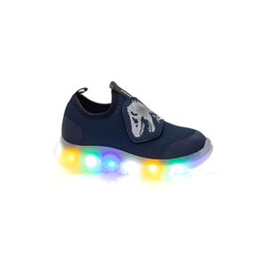 Tênis Novopé Led Infantil Menino Velcro 99001287-1125 Marinho
