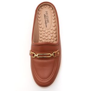 Sapatilha Mule Modare Ultra Conforto Feminino Em Napa 7363.135 Rosa Escuro