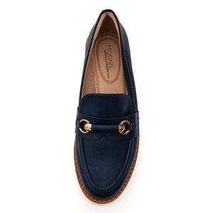 Sapato Modare Ultra Conforto Mocassim Feminino Napa 7400.103 Marinho
