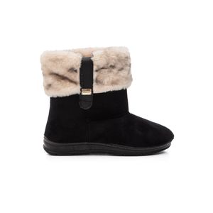 Bota Pegada Esquimo Feminina Couro 266011-03 Preto