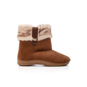 Bota Pegada Esquimo Feminina Couro 266011-02 Caramelo