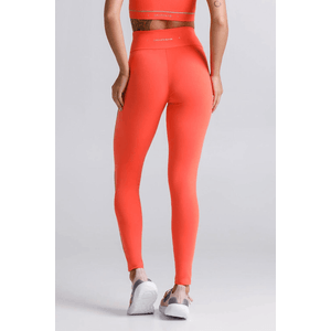 Calça Legging Graphene Cintura Alta Poliamida Uv G1098 Salmao