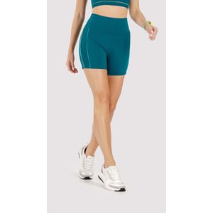 Bermuda Grephene Cintura Alta Com Filetes G0842 Verde