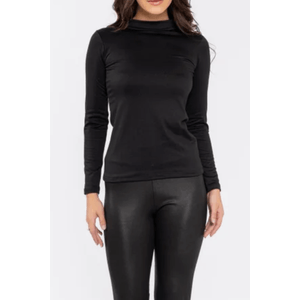 Blusa Térmica Chá De Mel Feminina Gola Redonda 19067 Preto