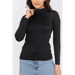 Blusa Chá De Mel Térmica Feminina  Gola Alta  9067 Preto