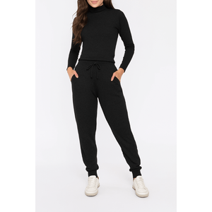 Conjunto Feminino Em Lã Chá De Mel 2524-2522 Preto
