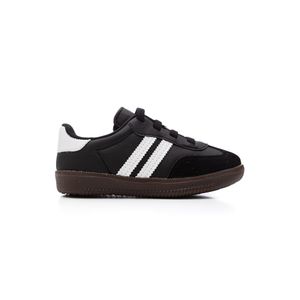 Tênis Billiboo Casual Infantil Unissex Cadarço Elástico Kr050 Preto
