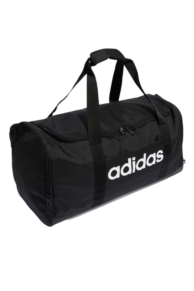 Bolsa Adidas Duffel Linear Média Jd9555 Preto