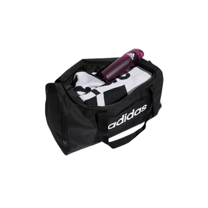Bolsa  Adidas Duffel Linear Média Jd9555 Preto