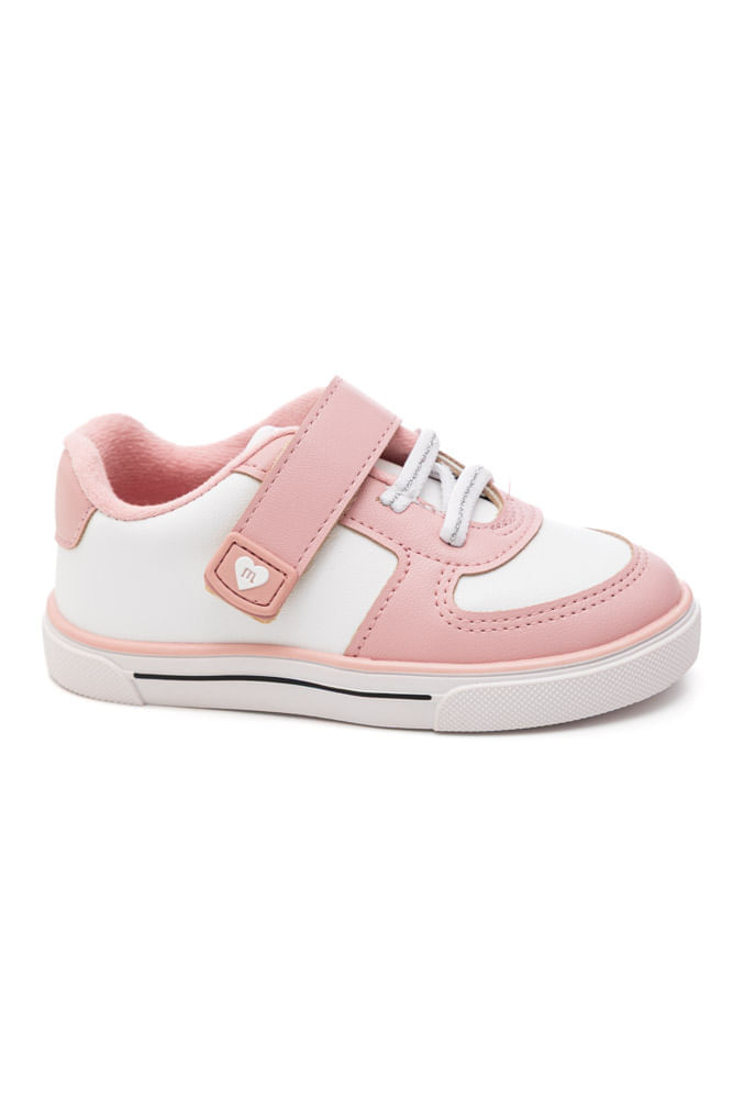 Tênis Molekinha Casual Juvenil Menina Elastico 2740.203.9569 Branco