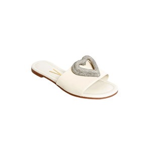 Chinelo Vizzano Rasteira Feminino Detalhe Em Strass 6371.368.7286 Off-White
