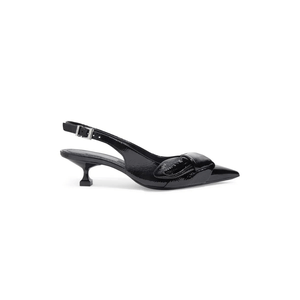Scarpin Santa Lolla Slingback Feminino Salto Taça 06f2.4903.03d5 Preto