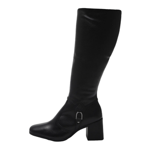 Bota Bottero Cano Alto Feminina Couro 361808 Preto