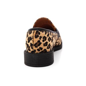 Sapato Vizzano Mocassim Feminino Pelos 1453.100.29527 Animal Print