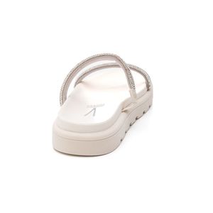 Chinelo Vizzano Papete Feminino Tiras Em Strass 6459.135.29774 Off-White