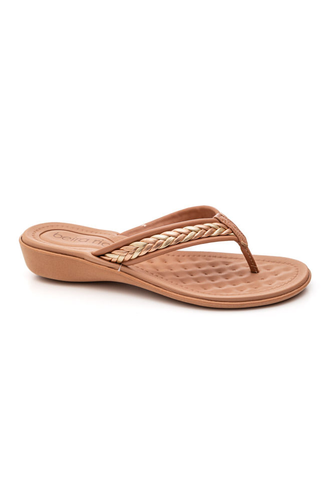 Chinelo Beira Rio Conforto Feminina Napa 8224.869.29346 Nude