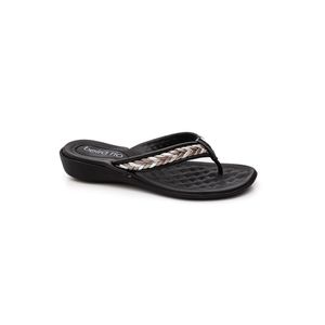 Chinelo Beira Rio Conforto Feminina Napa 8224.869.29346 Preto
