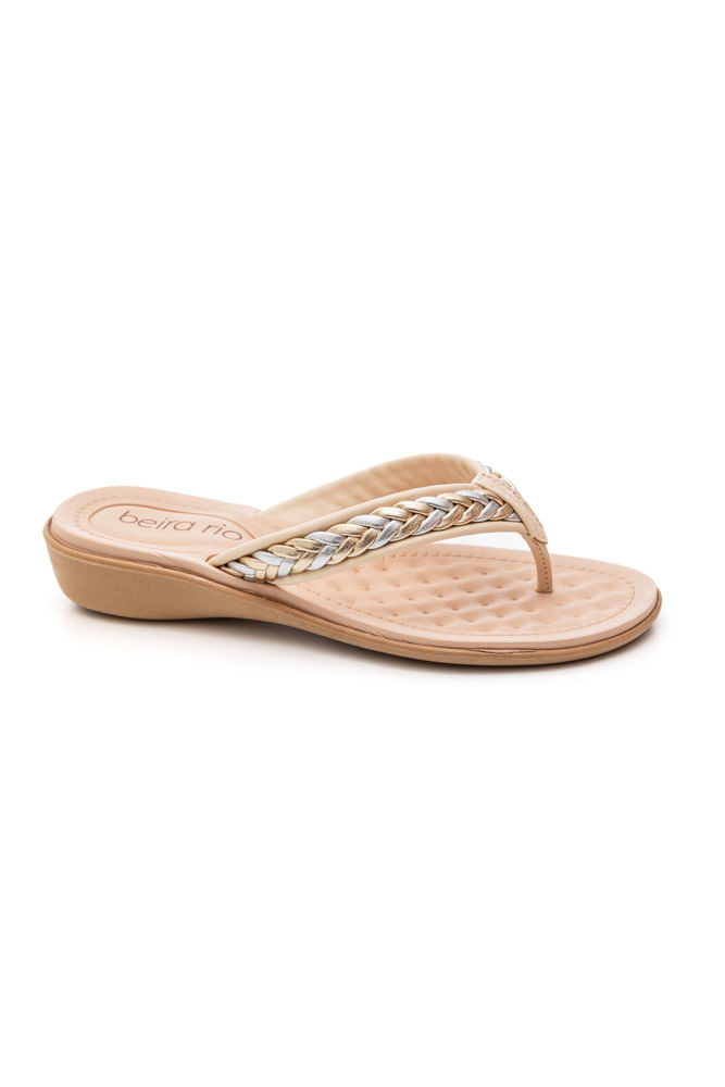 Chinelo Beira Rio Conforto Feminina Napa 8224.869.29346 Off-White