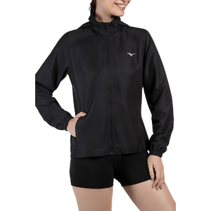 Jaqueta Mizuno De Corrida Feminina Focus 2 Mifar41172 Preto